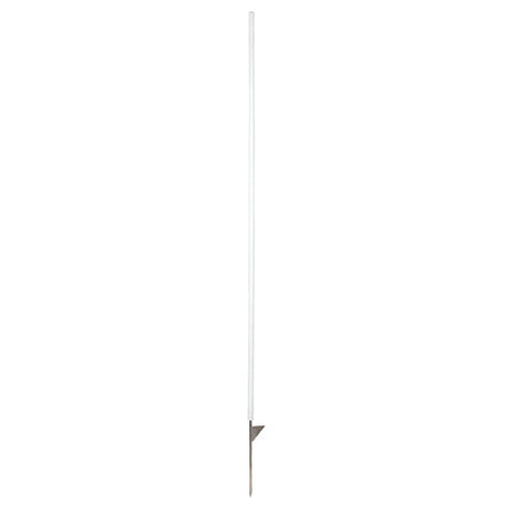 Produkty Ako Okrągły plastikowy słupek biały 158cm z podstawą 10 sztuk