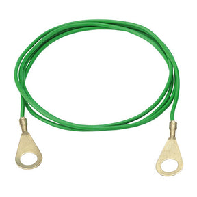 Kabel uziemiający produktów Ako, zielony, 2 oczka