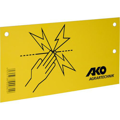 Znak ostrzegawczy produktów Ako dla ogrodzenia elektrycznego