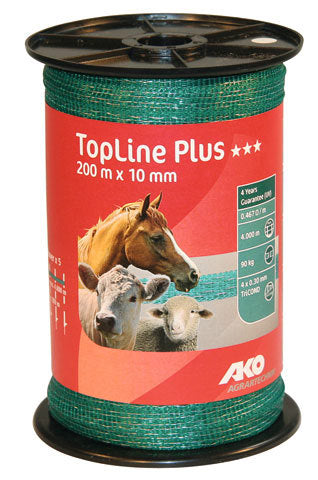 Produkty Ako Topline plus taśma odstraszająca zielona 1cm 200m