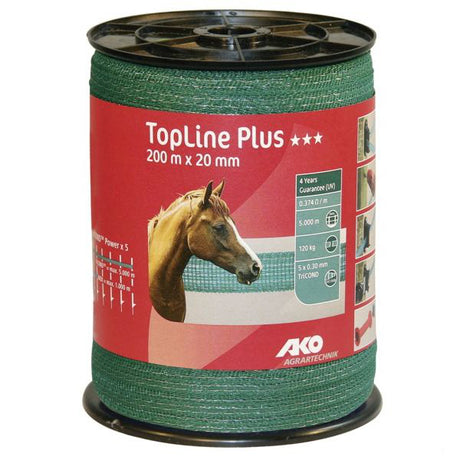 Produkty Ako Topline plus taśma odstraszająca zielona 2cm 200m