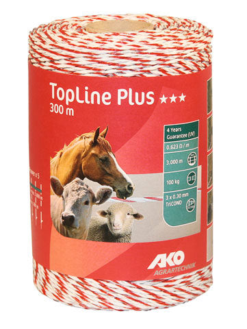 Produkty Ako topline plus ogrodzenie elektryczne biały czerwony 3x0 30 tricond 300m