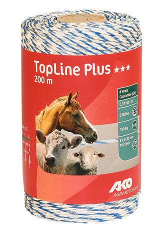 Produkty Ako topline plus ogrodzenie elektryczne biały niebieski 3x0 30 tricond 200m