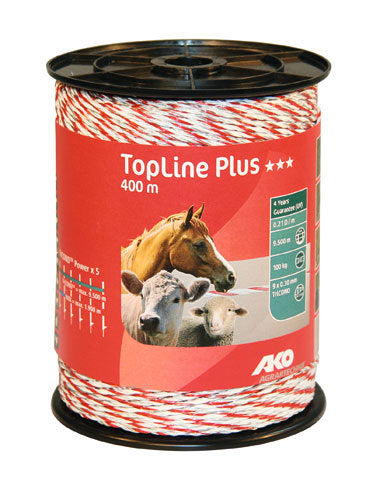Produkty Ako topline plus ogrodzenie elektryczne biały czerwony 9x0 30 tricond 400m
