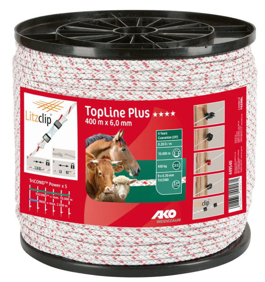 Produkty Ako topline plus przewód 5 5 mm 400 m biały czerwony 9x 0 28 m