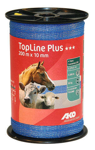 Produkty Ako Topline plus taśma odstraszająca niebieska 1cm 200m