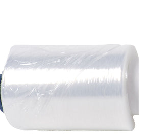 Producten mini stretchfolie 20my x 10cmx 150mtr transparant