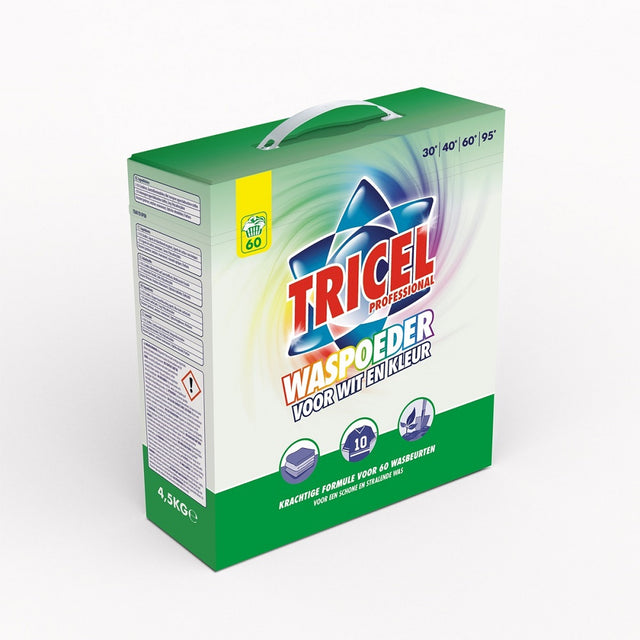 Produkty Tricel proszek do prania koloru białego 4 5kg