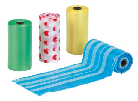 Produkty Worki na psie odchody kolorowe plastikowe 4x20