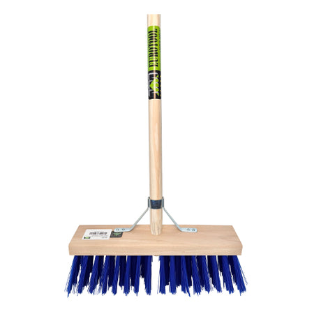 Mm produkty eurotool stabilna miotła pcv niebieska 36cm fsc plus uchwyt 150cm plus uchwyt na kij