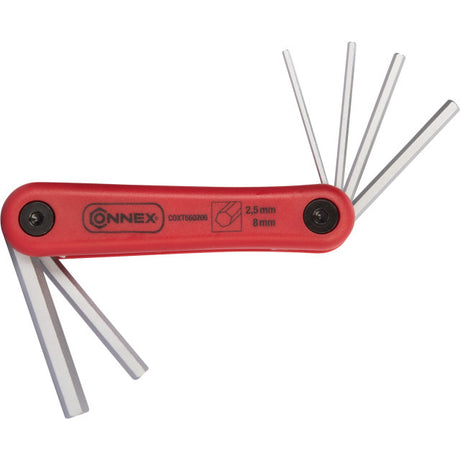Zestaw kluczy imbusowych Connex, 6 sztuk
