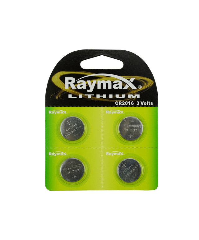 Raymax producten knoopcel batterij 3v cr2016 4 stuks