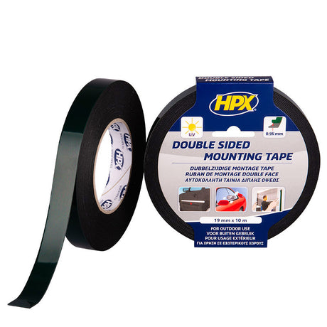 Produkty Hpx dwustronna taśma montażowa czarna 19mm x 10m