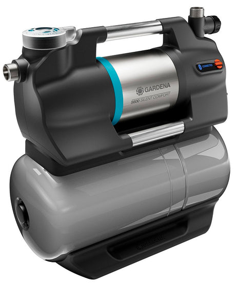 Pompka ciśnieniowa Gardena 5600 cichycomfort (szara stal nierdzewna, Bluetooth)