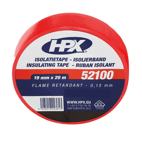 Taśma izolacyjna produktów Hpx 52100 vde 19mm 20mtr czerwona