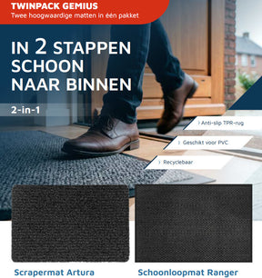 Producten outdoor en indoormat gemius 40 x 60cm 2 pack