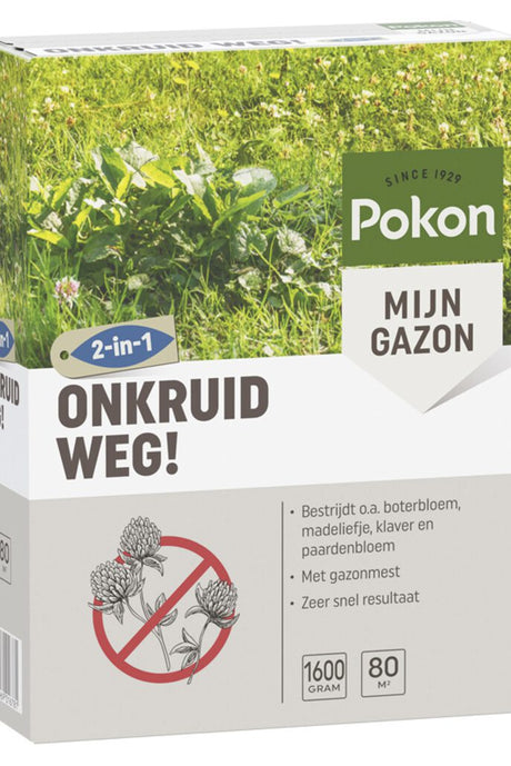 Produkty Pokon odchwaszczające 80 m2 1600 gr