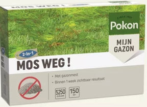 Produkty Pokon usuwają mech 5 25kg na 150m2