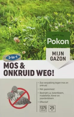 Produkty Pokon do usuwania mchów i chwastów 1 375kg na 25m2 1