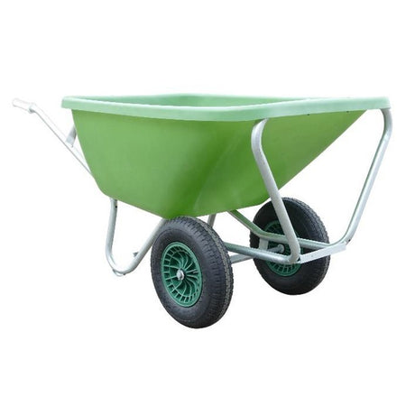 Produkty Fort Taczka fs 200l, podstawa ocynkowana na zielono, 2 koła pneumatyczne