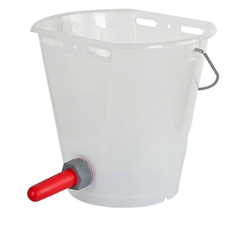Produkty Wiadro na łydki plastikowe spłaszczone, gołe, białe, przezroczyste