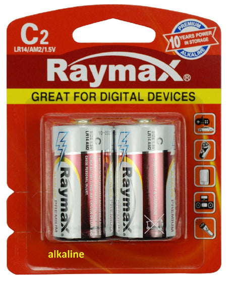 Produkty Raymax bateria alkaliczna lr14 c 1 5v x2 szt