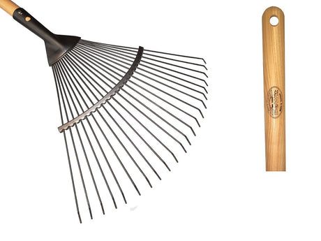 Grabie do liści firmy White Products, kompletna rączka do popiołu, długość 150 cm, odbielana