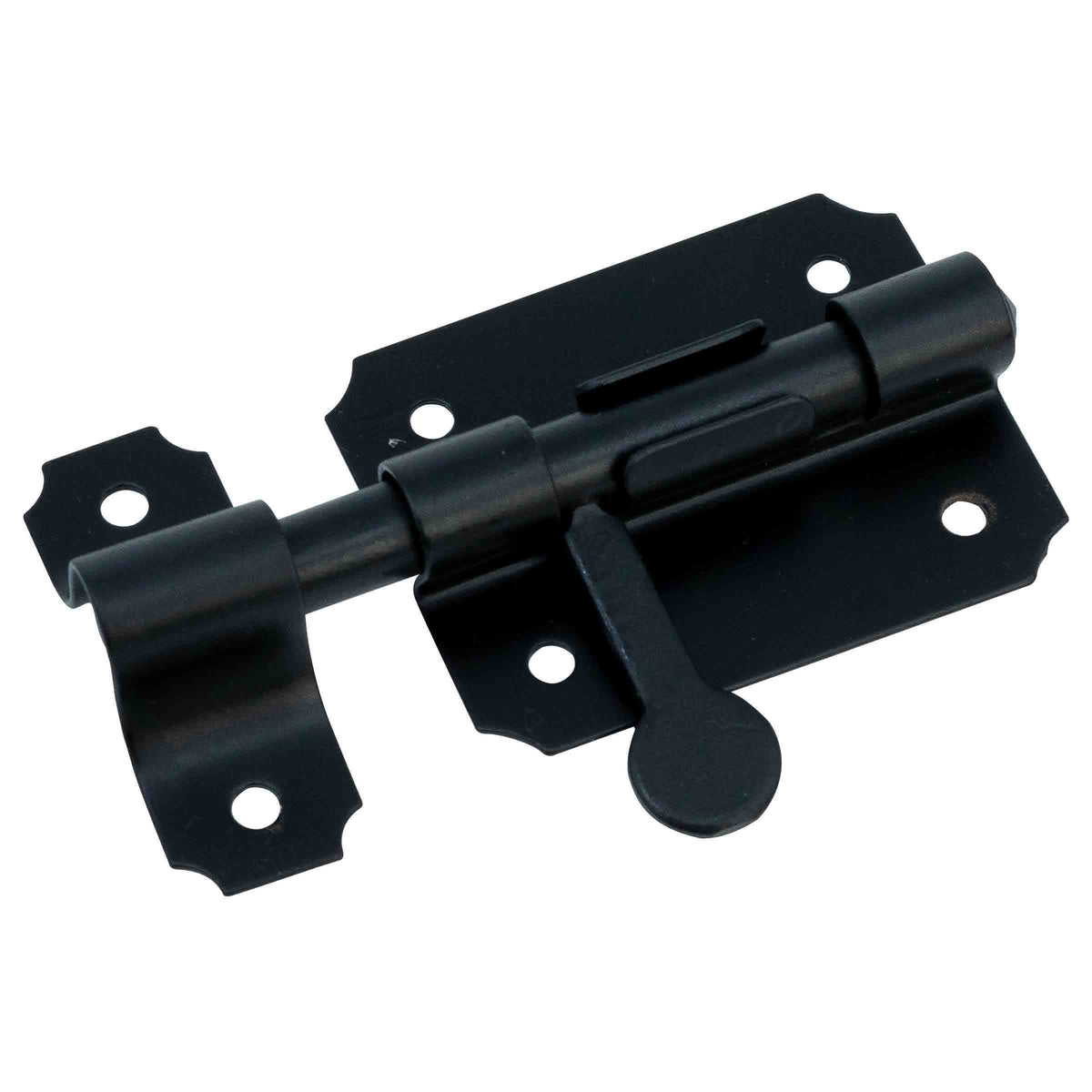 Zatrzask płytkowy produktów Waelbers 65mm czarny