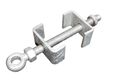 Produkty firmy Waelbers śruba oczkowa regulowana 19 mm ze wspornikami ocynkowanymi ogniowo