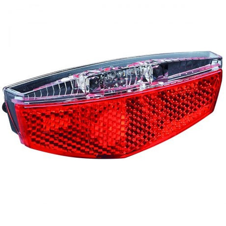 Odblask tylny LED Buchel Tivoli z dynamem w piaście 50-80mm stvzo na karcie