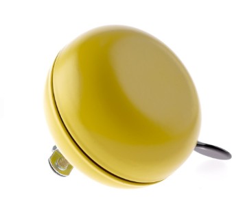 Rower Bell Ding-Dong Steel 80 mm żółty