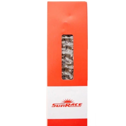 SUNRACE CNS10 Łańcuch rowerowy 1 2x1 8 112L Czarny