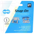 Przełącznik łańcucha KMC - Snap -on - 1 8 - 8,60 mm - Srebrny