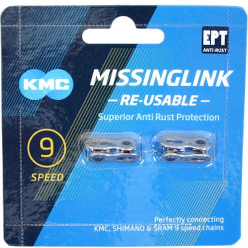 Ogniwo Łańcucha KMC X9 1 2x11 128 - Srebrne