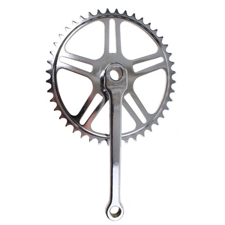 Zestaw korbowy z Spiegat 44T 170 mm srebrnym