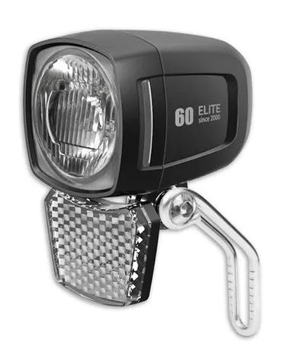Reflektor Lynx Elite 60l z dynamem w piaście, używany poza samochodem