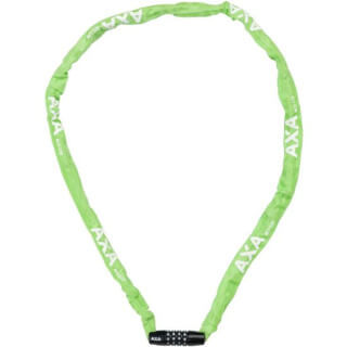 Łańcuszek Axa Lock sztywny 120cm zamek szyfrowy zielony (karta)