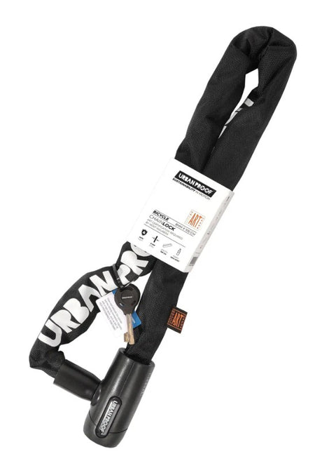 Zamknięcie łańcucha miejskiego Art2 8 mm 100 cm czarny