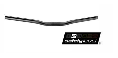 Kierownica ergotec model ladytown 25.4, gw600, gl180, gh16, 30g aluminium mat czarny