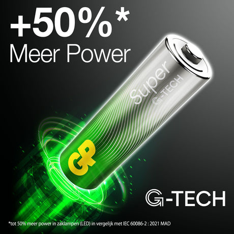Baterie superalkaliczne GP typu AAA o mocy 4 KM