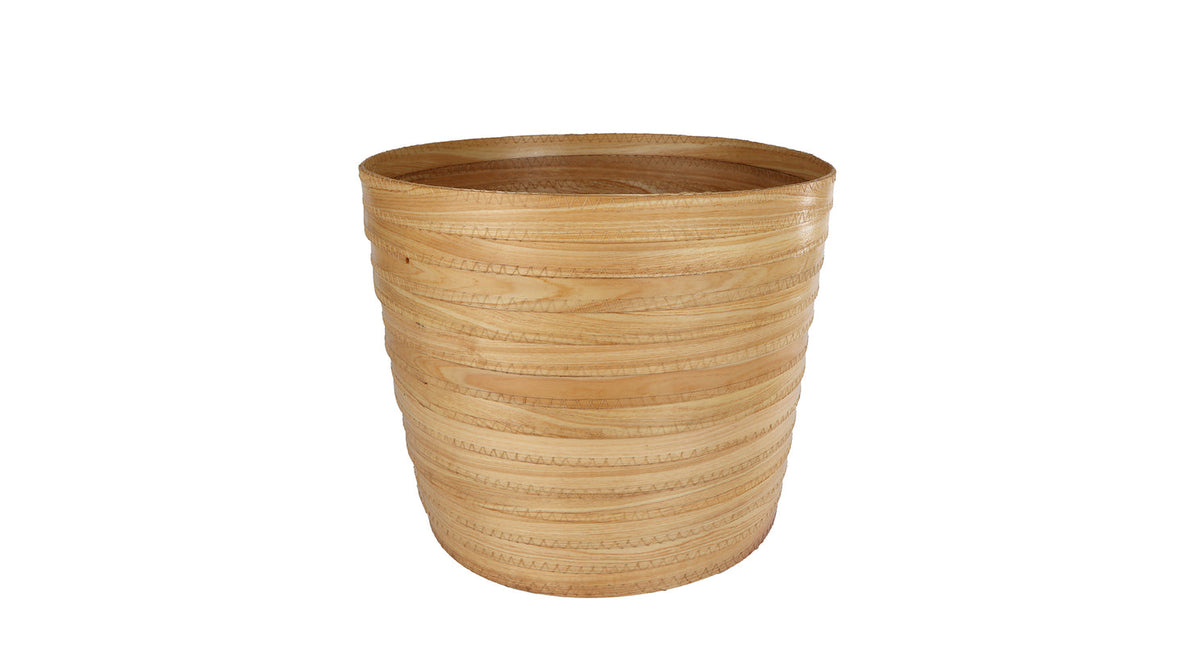 Mand aicha xl naturel hout 24,5x19x22cm