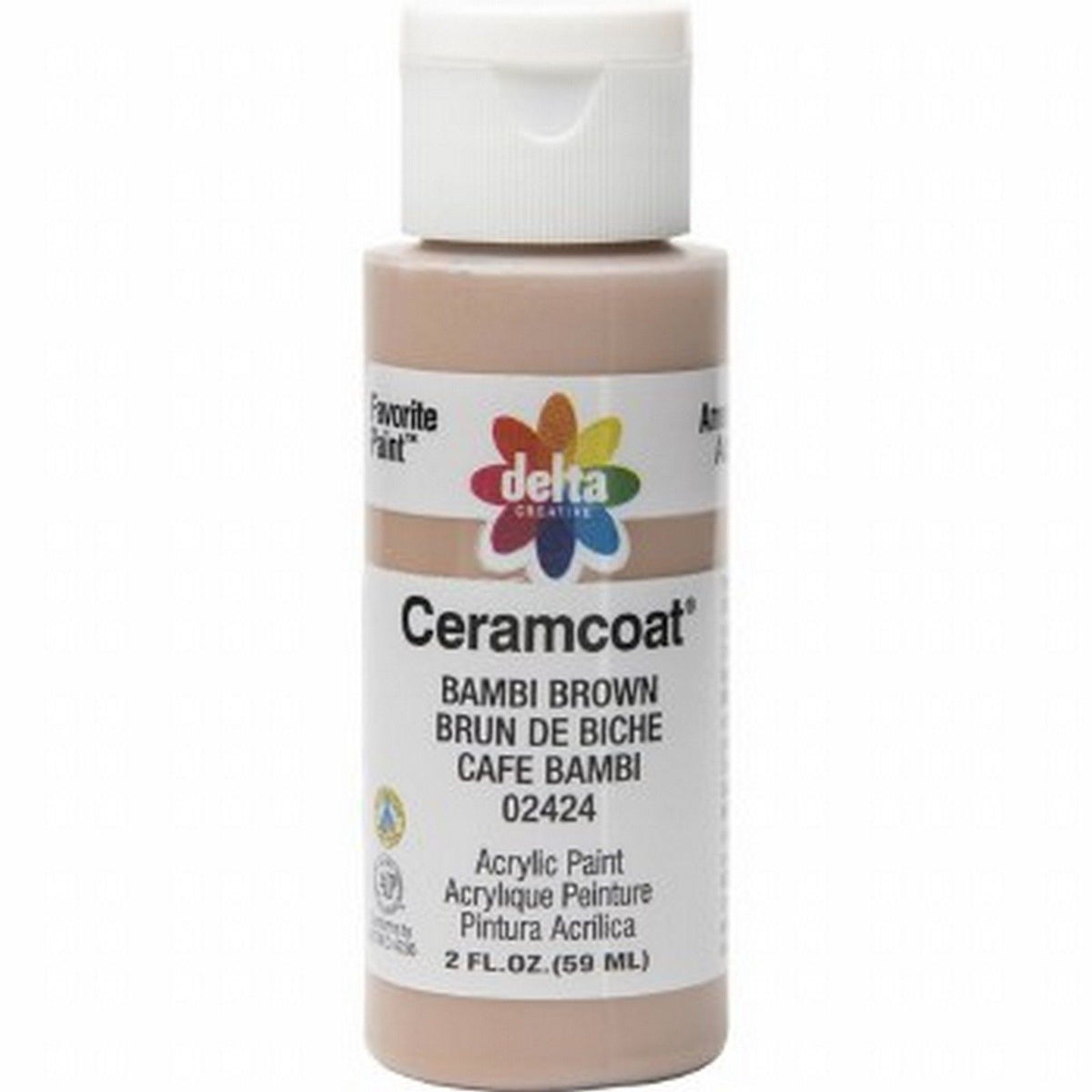 Delta • matowa farba akrylowa ceramcoat bambi brąz