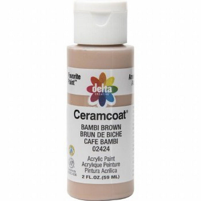 Delta • matowa farba akrylowa ceramcoat bambi brąz