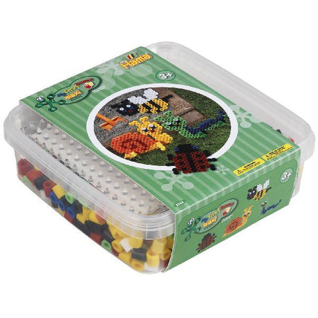 Koraliki do prasowania Hama hama 8744 maxi box z 600 koralikami do prasowania + płyta podstawowa