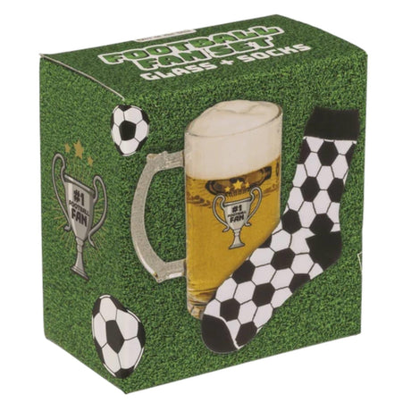 Ootb giftset sokken in beerglas, beer glass: 500 ml, socks size 42-46, 70% cotton, 25% polyester, 5% elasthan, in gift box