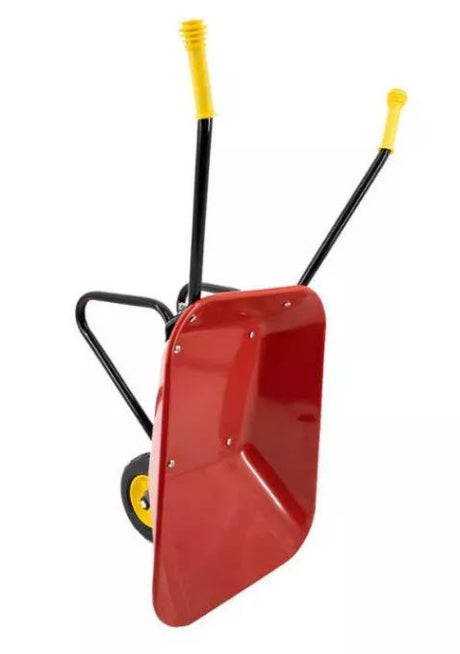MM Products Pojemnik metalowy na taczkę dziecięcą w kolorze czerwonym