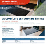 Producten outdoor en indoormat gemius 40 x 60cm 2 pack