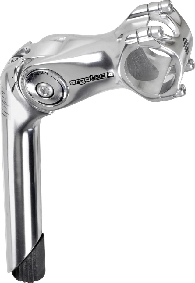 Ergotec STEM Octopus 2 Regulowany 25,4 mm 90 mm srebrny