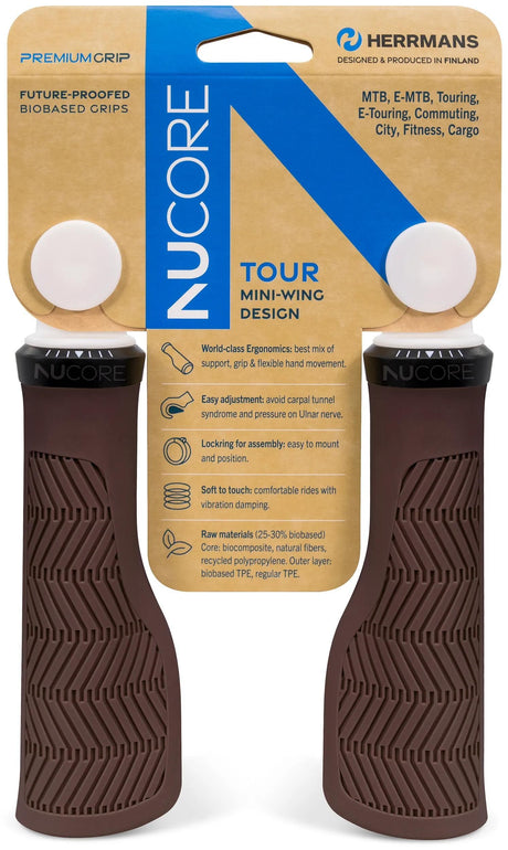 Zestaw uchwytów Herrmans nucore tour wave 130 130 mm brązowy