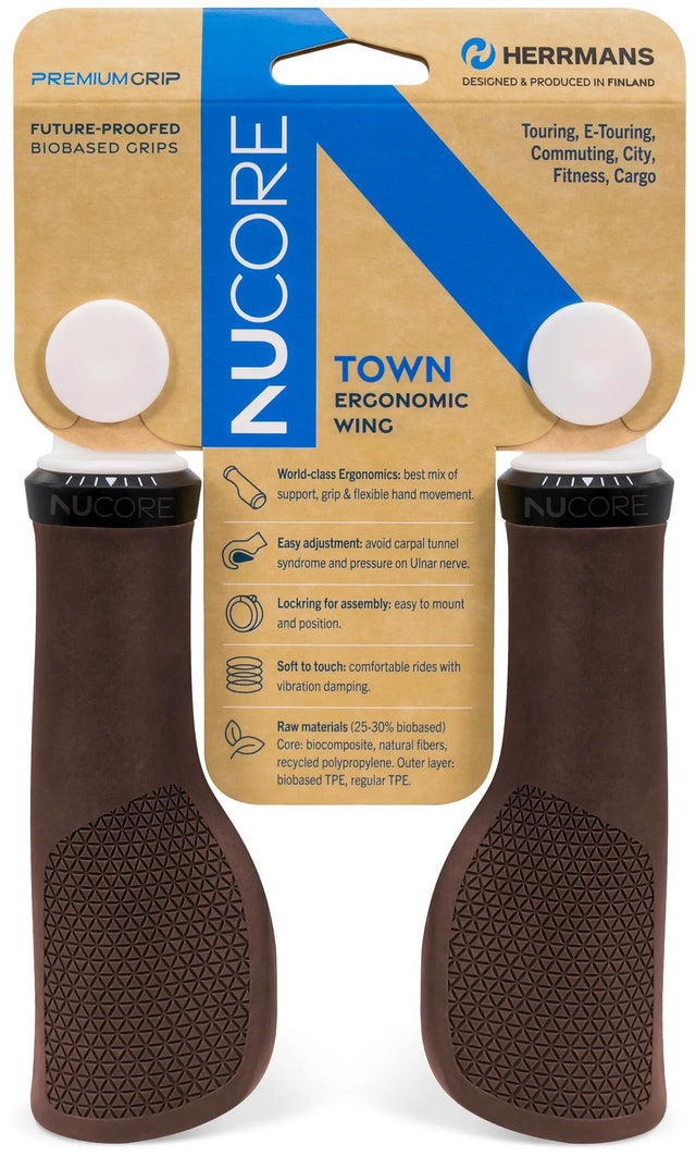 Zestaw uchwytów Herrmans Nucore Town Peak 130 130 mm brązowy